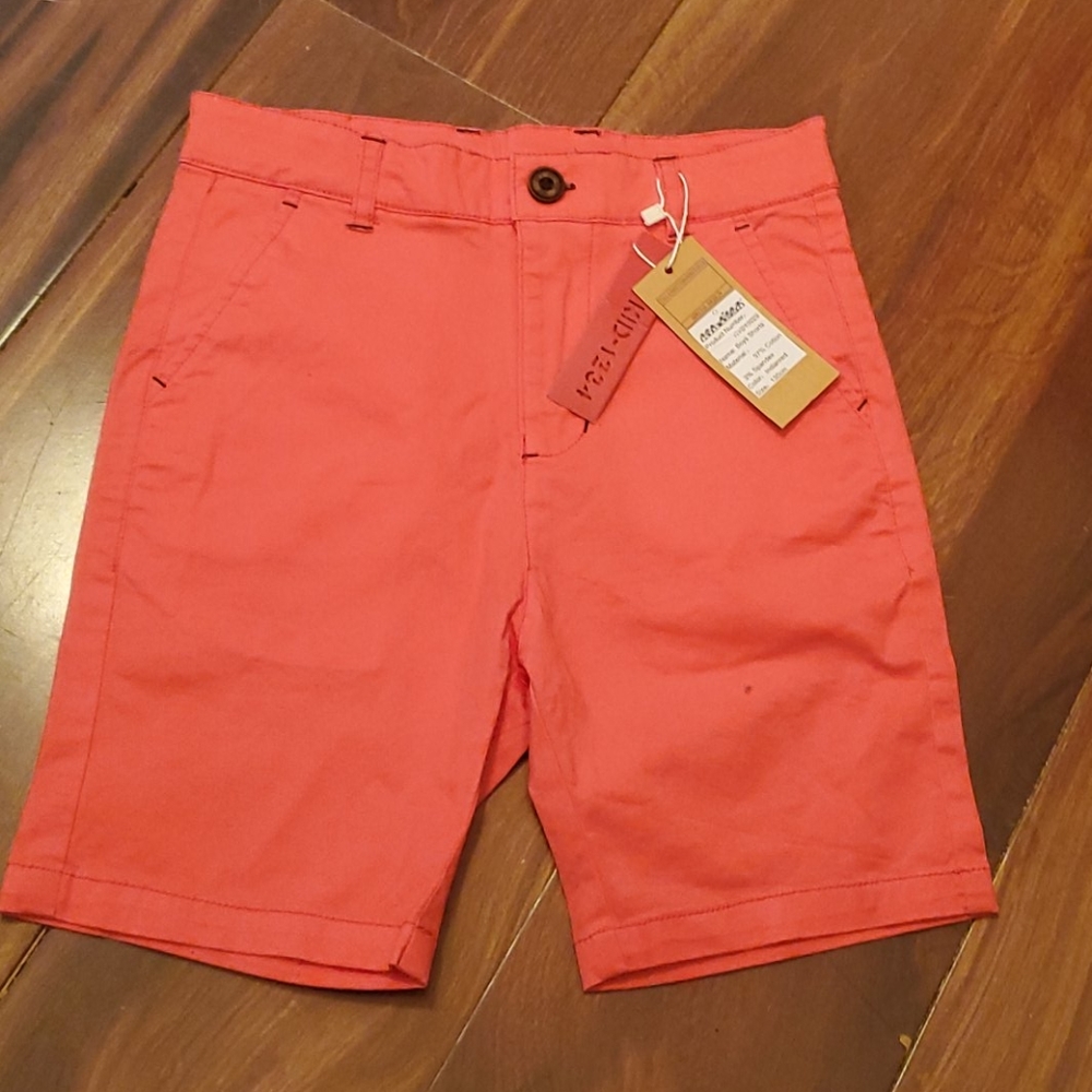 Kid-1234 Orange Boys Shorts size 10